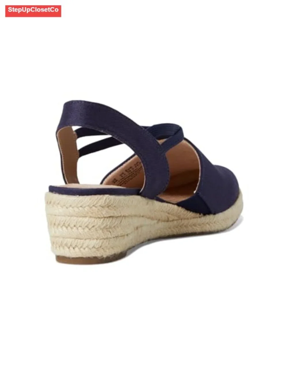 Canvas Espadrille Wedge Loafers - Slip-On Comfort Shoes
